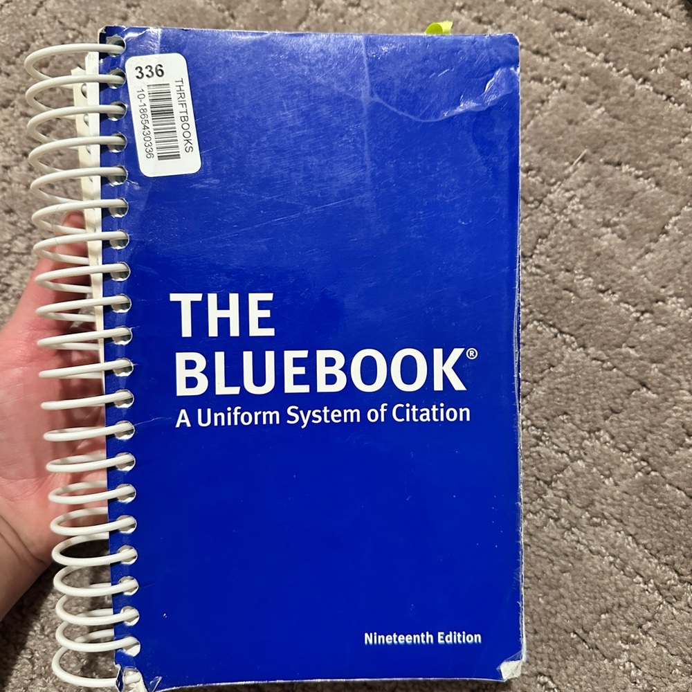 The Bluebook Nineteenth Edition